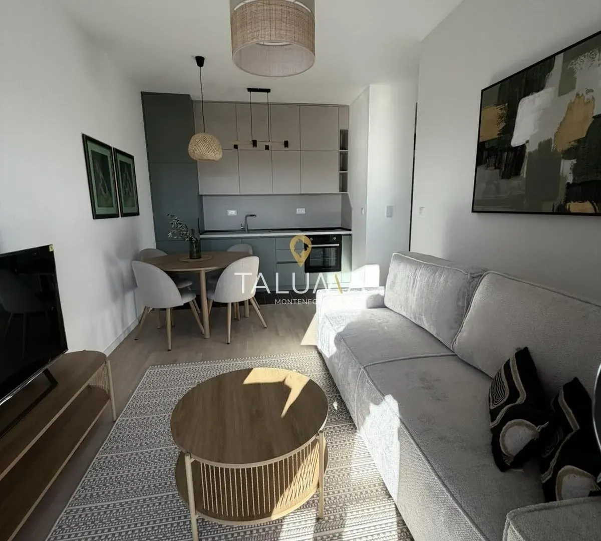 Rent, one bedroom apartment, 37m², Tološi, Podgorica