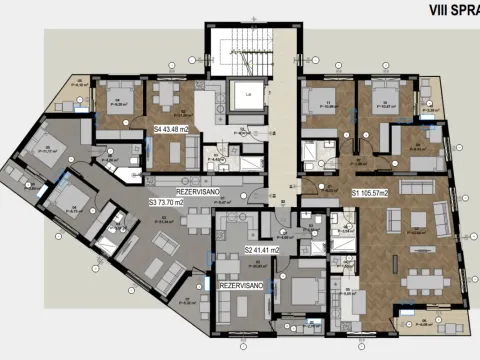 Sale, one bedroom apartment, 44m², Bar, Crna Gora - image 5