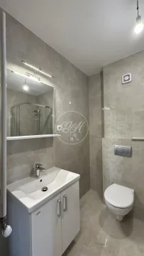 Moderno kupatilo sa tuš kabinom, umivaonikom i ugradnim toaletom. - image 12