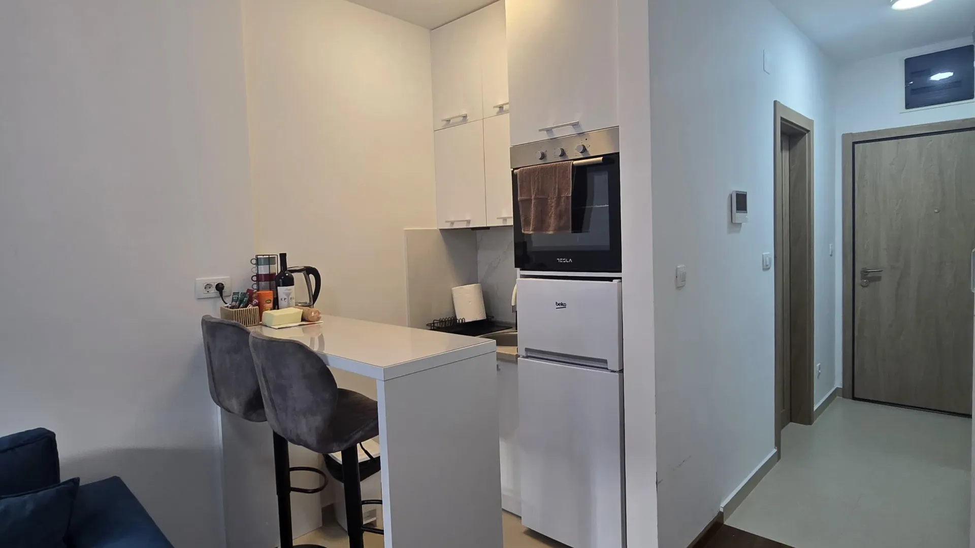 Rent, studio apartment, 27m², Master Kvart, Podgorica