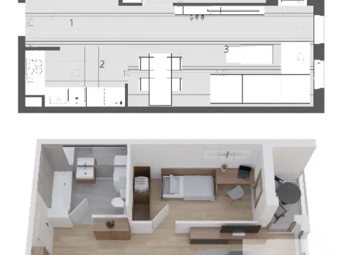 Prodaja, jednosoban stan, 44m², Novi Beograd Sve Podlokacije, Beograd - image 5