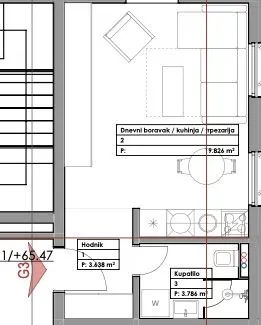 Sale, apartment, 27m², Budva, Crna Gora