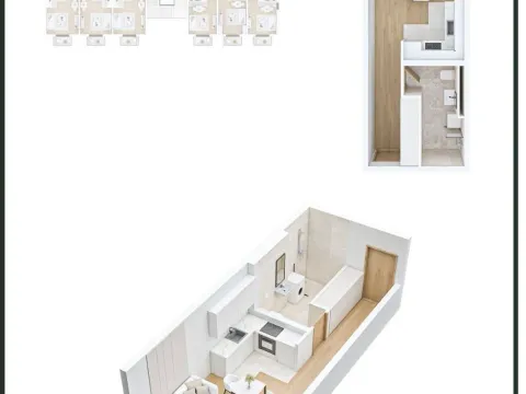 Prodaja, garsonjera, 31m², Stari Aerodrom, Podgorica - image 3