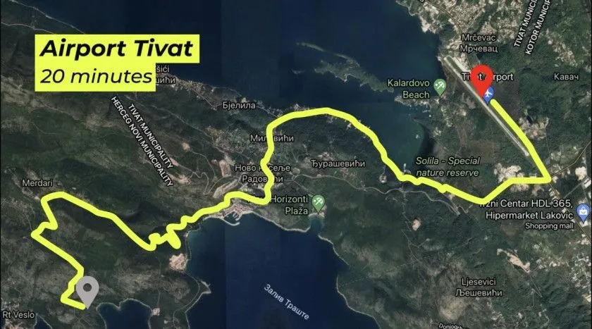 Sale, land lot, 10600m², Krašići, Tivat