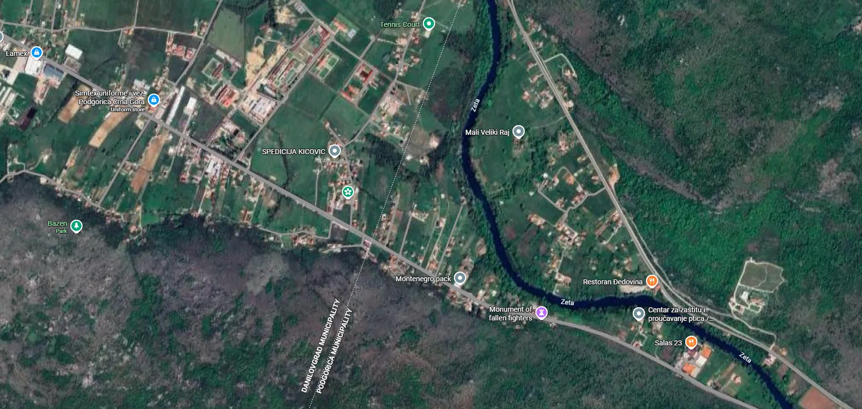 Prodaja, plac, 4406m², Velje Brdo, Podgorica