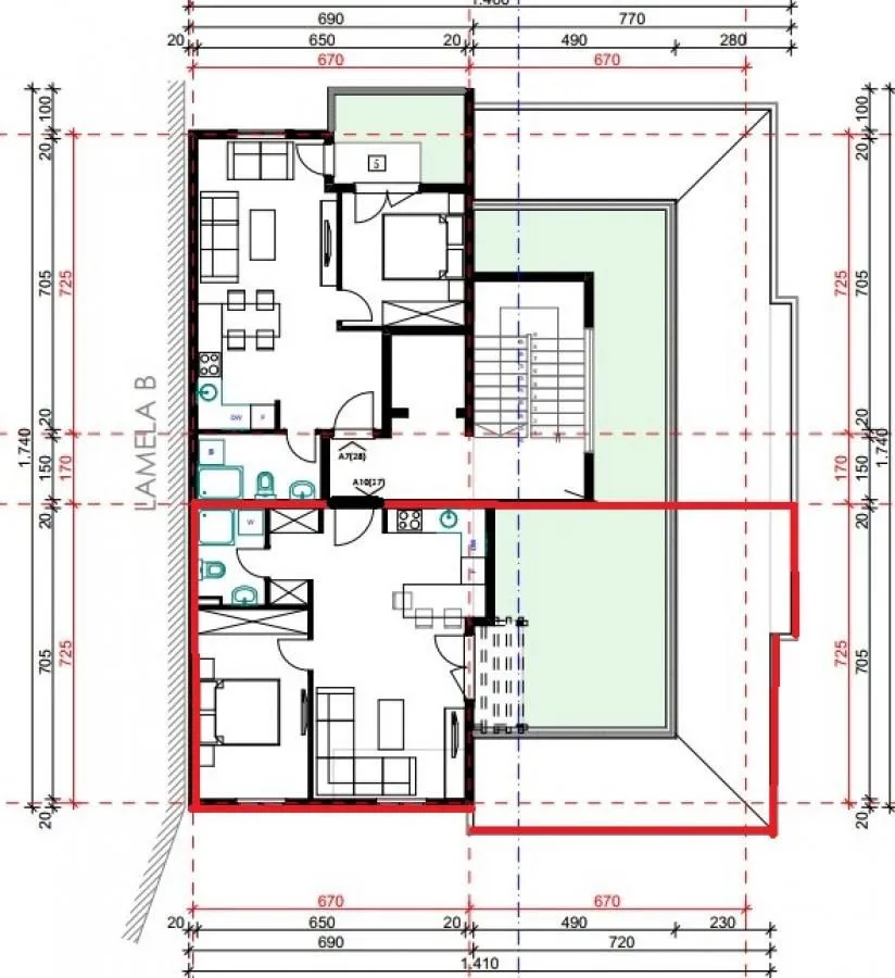 Sale, one bedroom apartment, 59m², Budva, Crna Gora