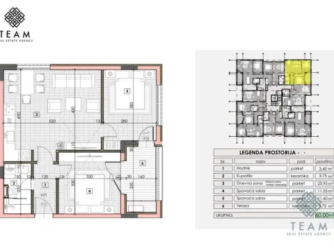 Prodaja, dvosoban stan, 60m², Ljubović, Podgorica - image 6