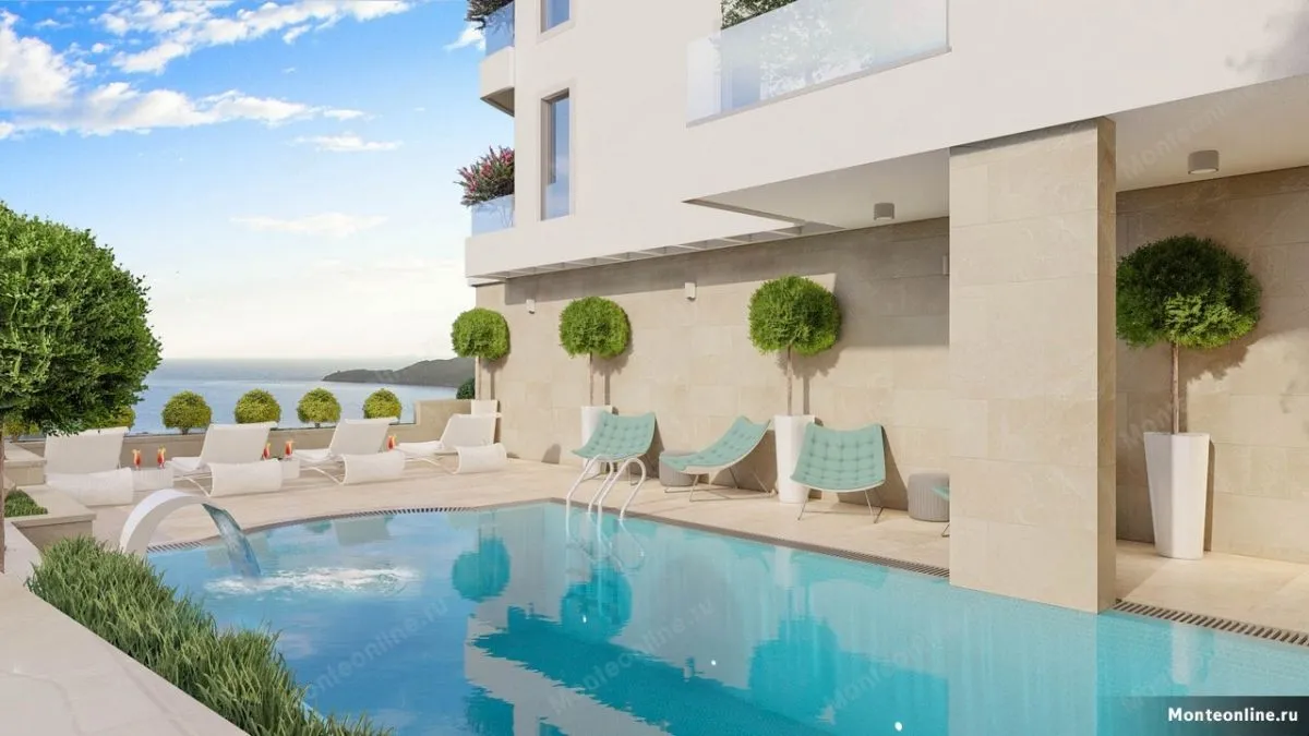Sale, one bedroom apartment, 40m², Bečići, Budva