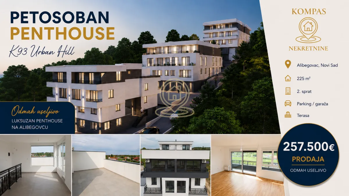 Prodaja, četvorosoban stan, 225m², Sremska Kamenica, Petrovaradin