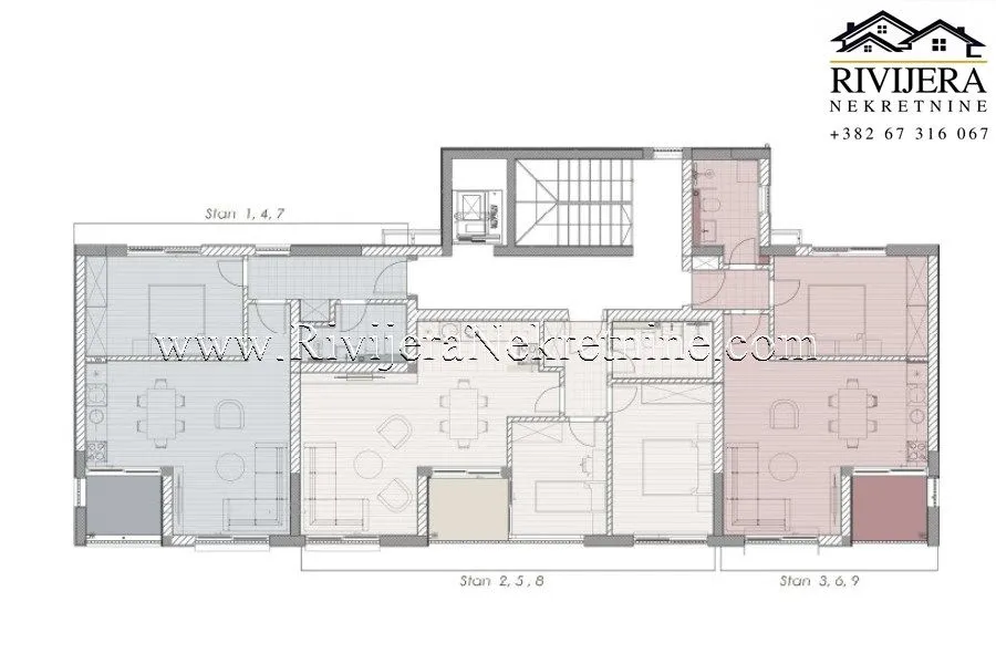 Prodaja, jednosoban stan, 50m², Kava, Tivat