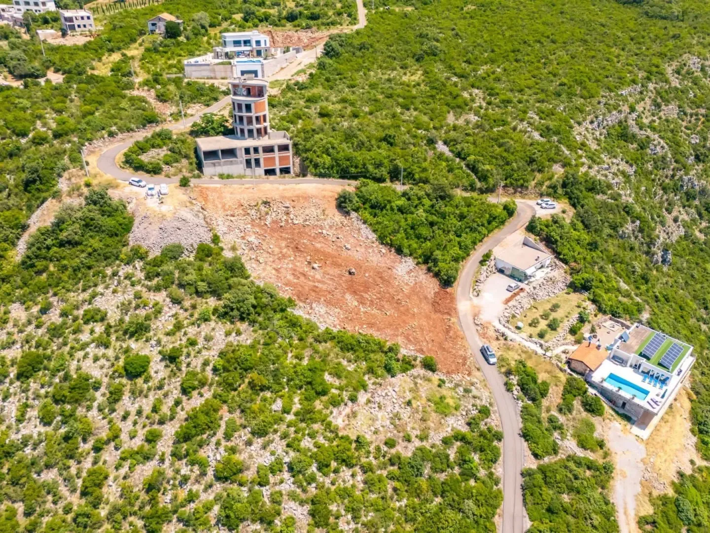 Prodaja, plac, 1050m², Zagora, Kotor