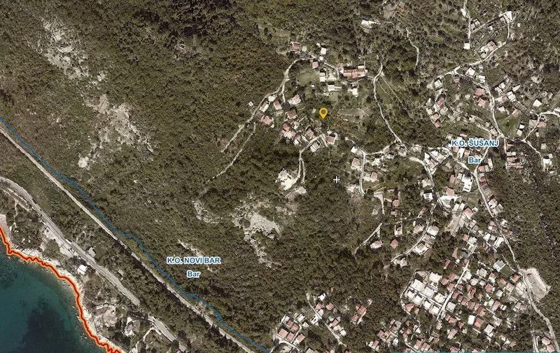 Prodaja, plac, 778m², Bar, Crna Gora