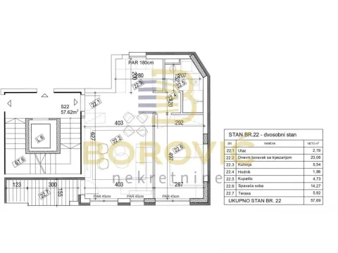 Prodaja, dvosoban stan, 57m², Tašmajdan, Palilula Sve Podlokacije - image 10