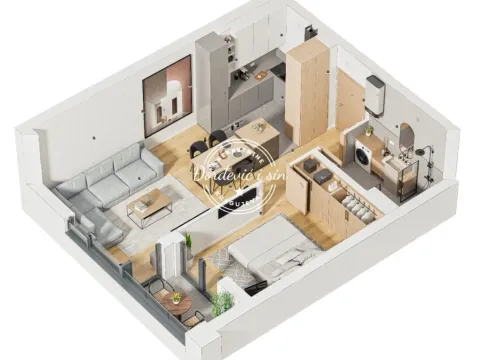 Sale, two bedroom apartment, 48m², Centar, Kragujevac - image 3