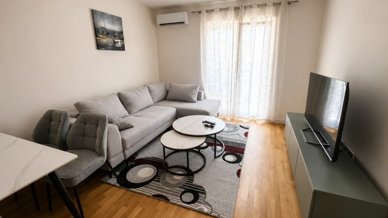 Rent, one bedroom apartment, 41m², Tuški Put, Podgorica