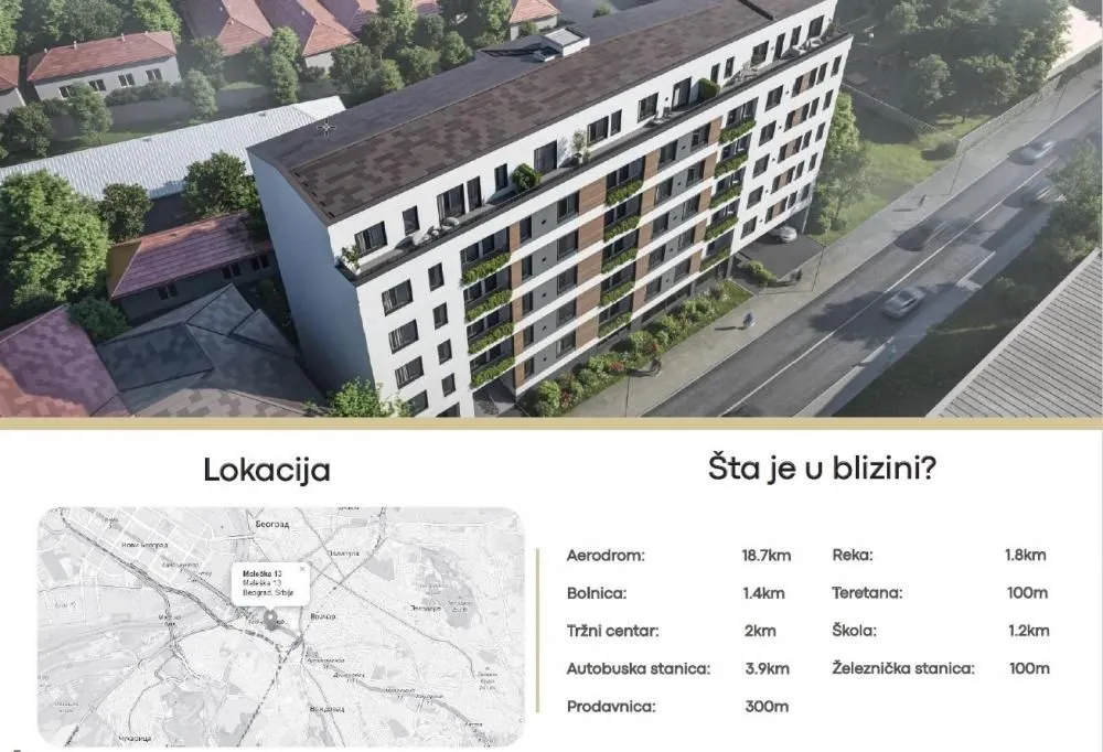 Prodaja, četvorosoban stan, 81m², Savski Venac, Beograd