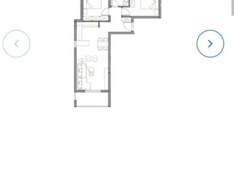 Sale, two bedroom apartment, 61m², Bečići, Budva - image 7