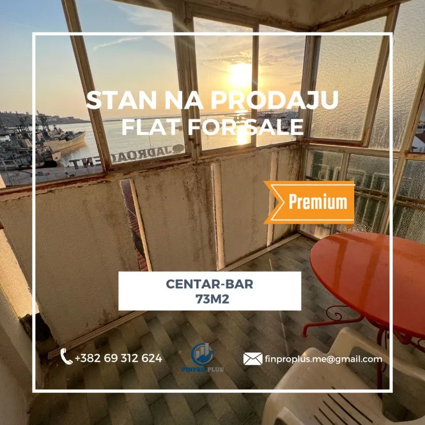 Prodaja, stan, 73m², Centar, Bar