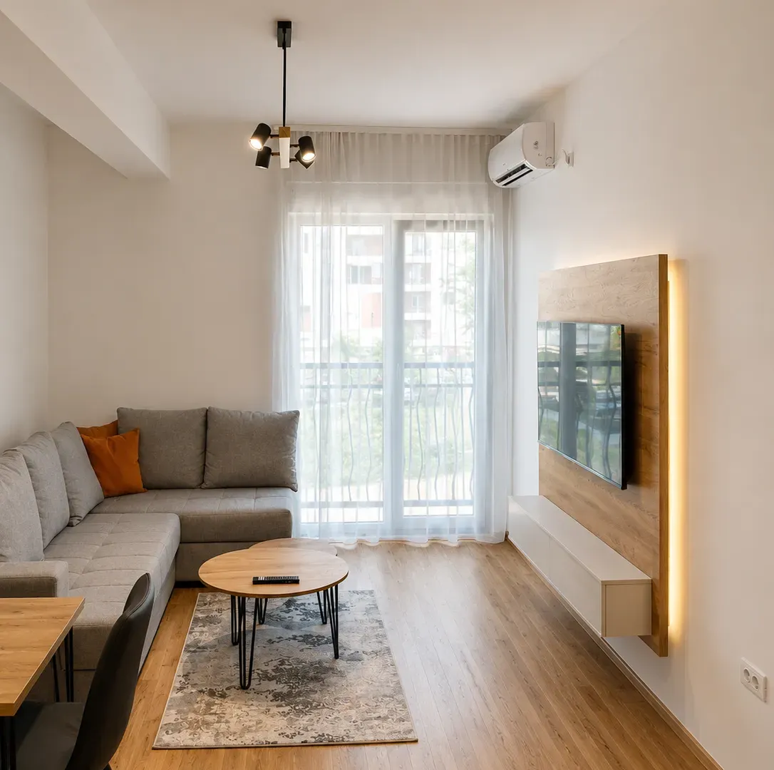 Rent, one bedroom apartment, 36m², Stari Aerodrom, Podgorica