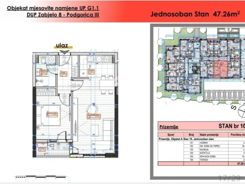 Sale, one bedroom apartment, 49m², Zabjelo, Podgorica - image 17