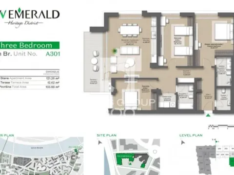 Prodaja, dvosoban stan, 124m², Savski Venac, Beograd - image 4