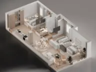 Sale, one bedroom apartment, 52m², Bečići, Budva - image 4