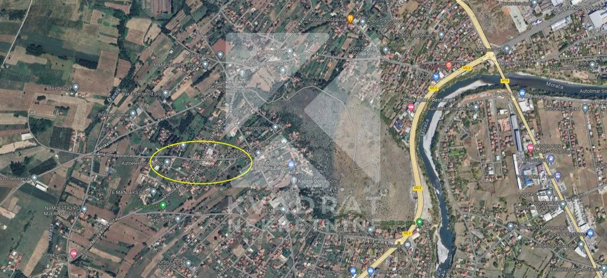 Prodaja, plac, 2018m², Donja Gorica, Podgorica