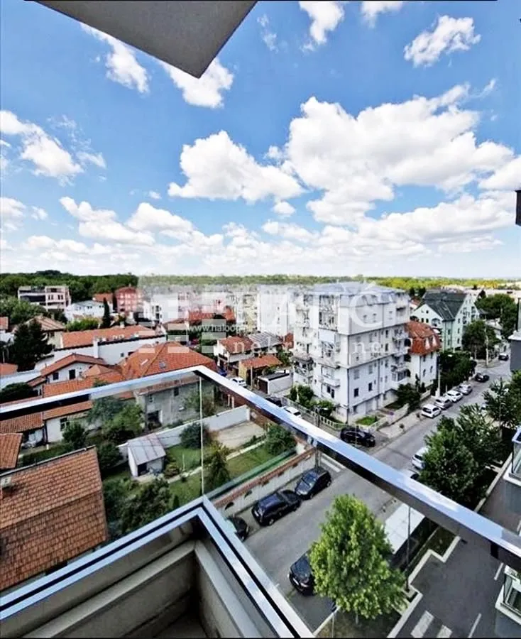 View of the city neighborhood from the terrace.