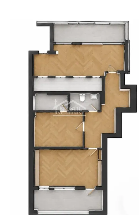 Prodaja, trosoban stan, 72m², Vračar Centar, Vračar Sve Podlokacije