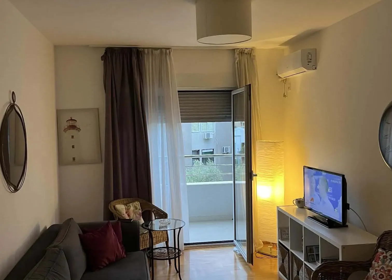 Rent, two bedroom apartment, 53m², Maslinjak, Budva