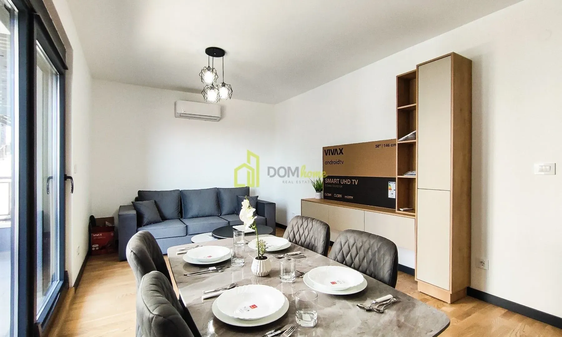 Rent, one bedroom apartment, 48m², Gorica C, Podgorica