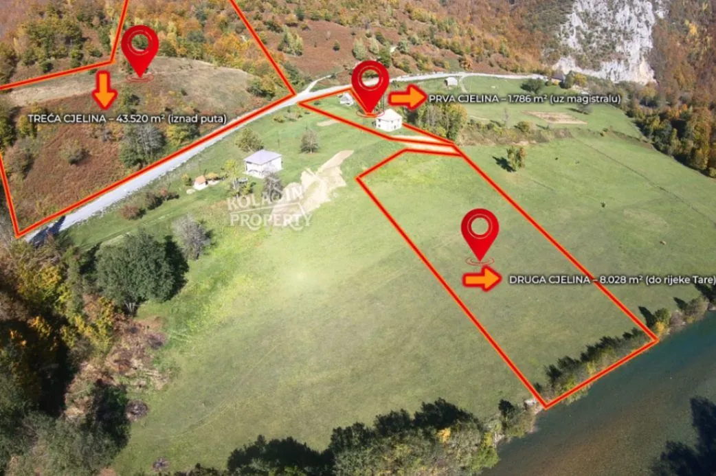 Prodaja, plac, 9814m², Kolašin, Crna Gora