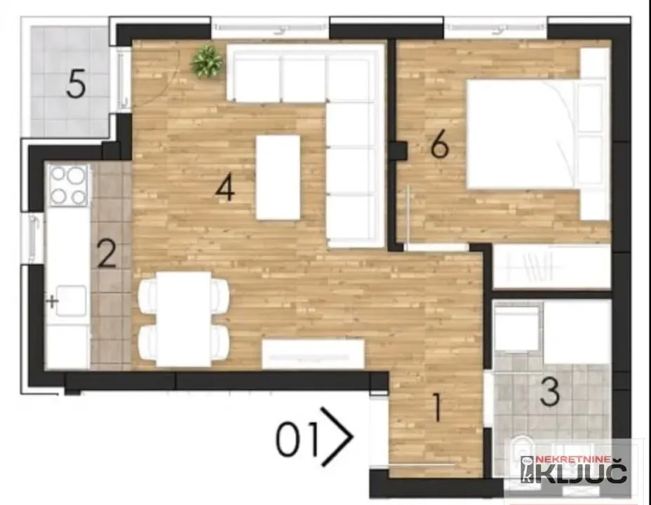 Prodaja, jednosoban stan, 37m², Adice, Novi Sad Sve Podlokacije