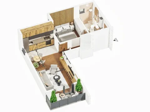 Prodaja, dvosoban stan, 48m², Centar, Žabljak - image 2