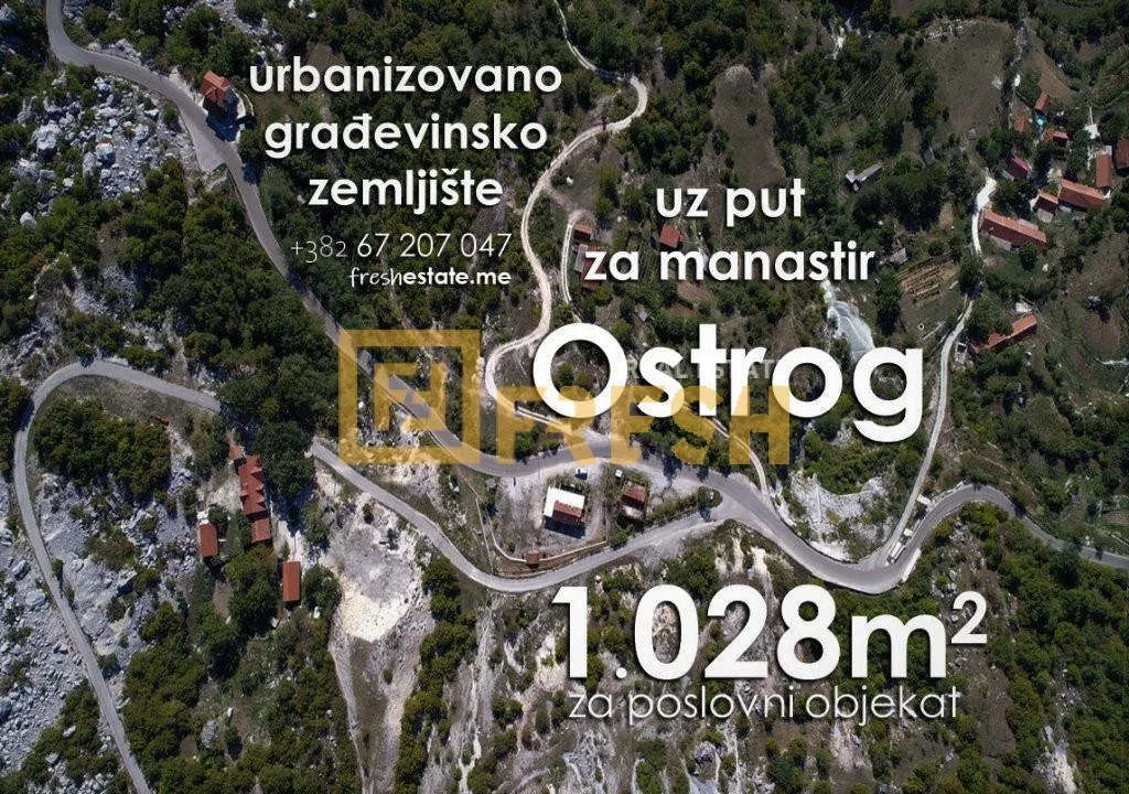 Prodaja, plac, 1028m², Nikšić, Crna Gora
