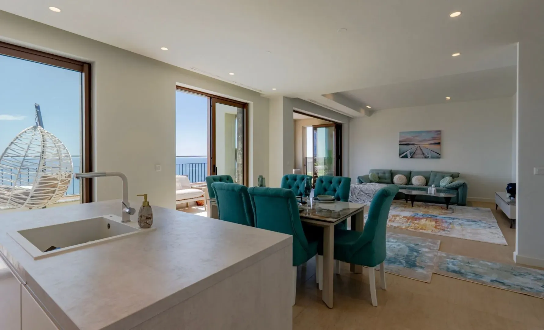 Rent, three bedroom apartment, 155m², Luštica Bay, Tivat