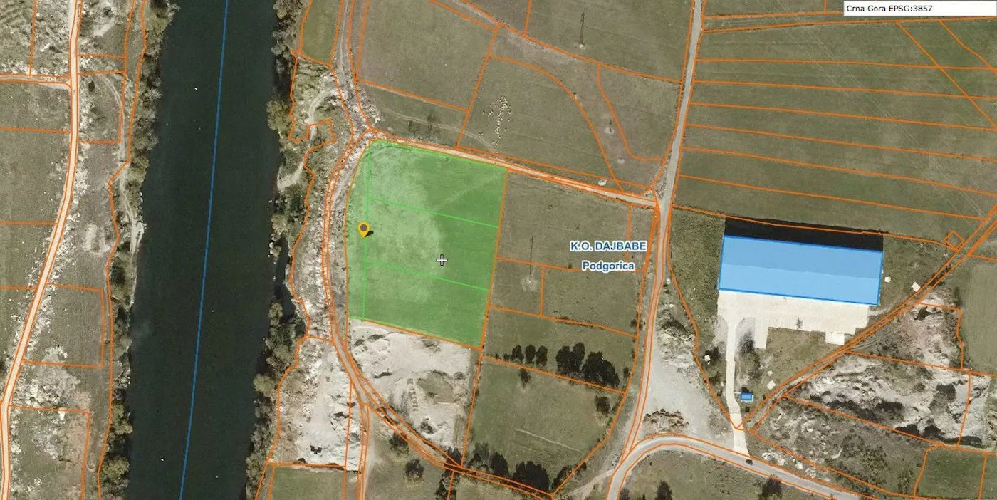 Prodaja, plac, 9500m², Dajbabe, Podgorica