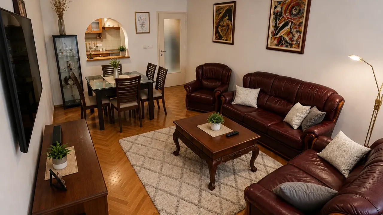Rent, two bedroom apartment, 75m², Preko Morače, Podgorica