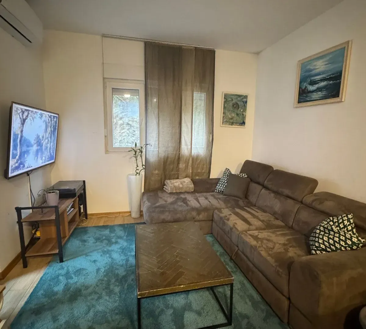 Rent, one bedroom apartment, 43m², Budva, Crna Gora