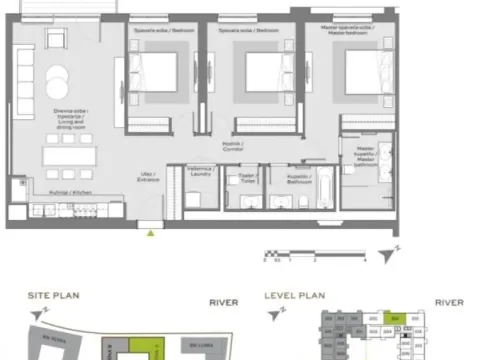Izdavanje, četvorosoban stan, 120m², Savski Venac, Beograd - image 20