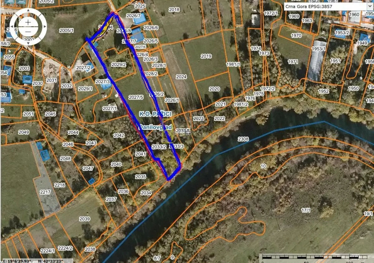 Prodaja, plac, 3300m², Danilovgrad, Crna Gora