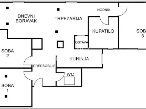 Sale, four bedroom apartment, 96m², Savski Venac, Beograd - image 14