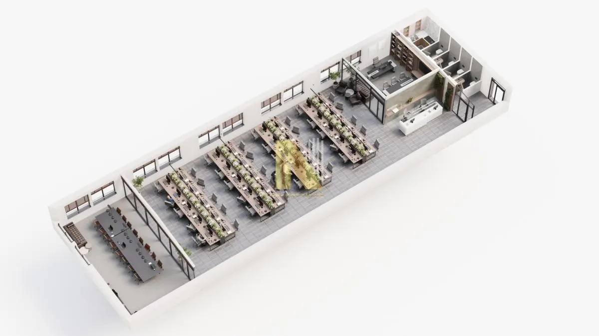 Rent, office space, 320m², Salajka, Novi Sad Sve Podlokacije