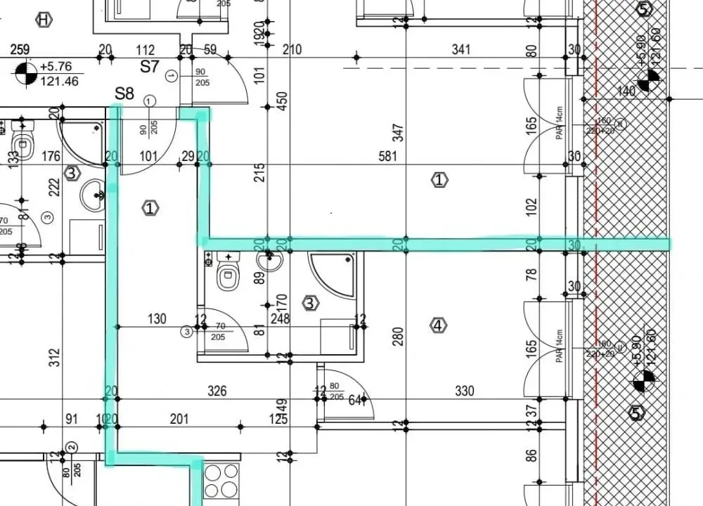 Sale, two bedroom apartment, 56m², Hadzipopovac, Palilula Sve Podlokacije