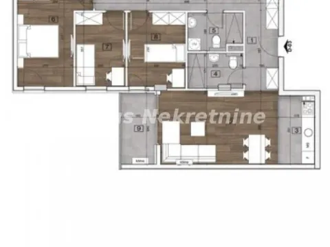 Sale, four bedroom apartment, 87m², Telep, Novi Sad Sve Podlokacije