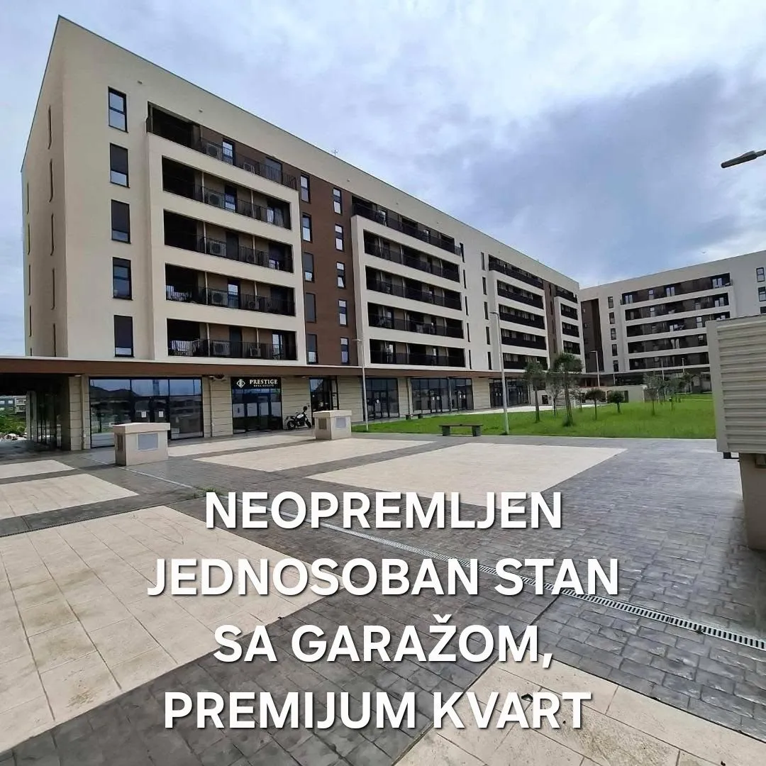 Izdavanje, jednosoban stan, 45m², New City, Podgorica