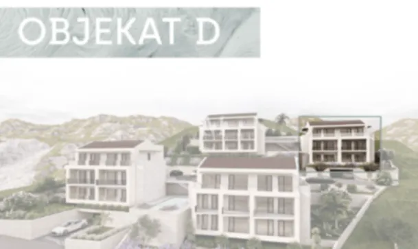 Prodaja, jednosoban stan, 54m², Muo, Kotor