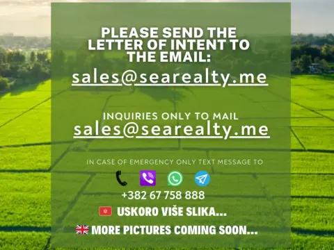 Land Lot for Sale, 8000m2, Radovče, Podgorica Land Lot for Sale, 8000m2, Radovče, Podgorica
