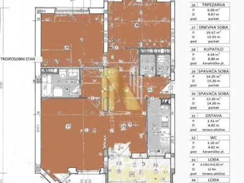 Prodaja, trosoban stan, 86m², Kej, Novi Sad Sve Podlokacije - image 25