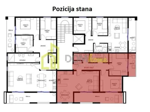 Prodaja, dvosoban stan, 89m², Gorica C, Podgorica - image 4